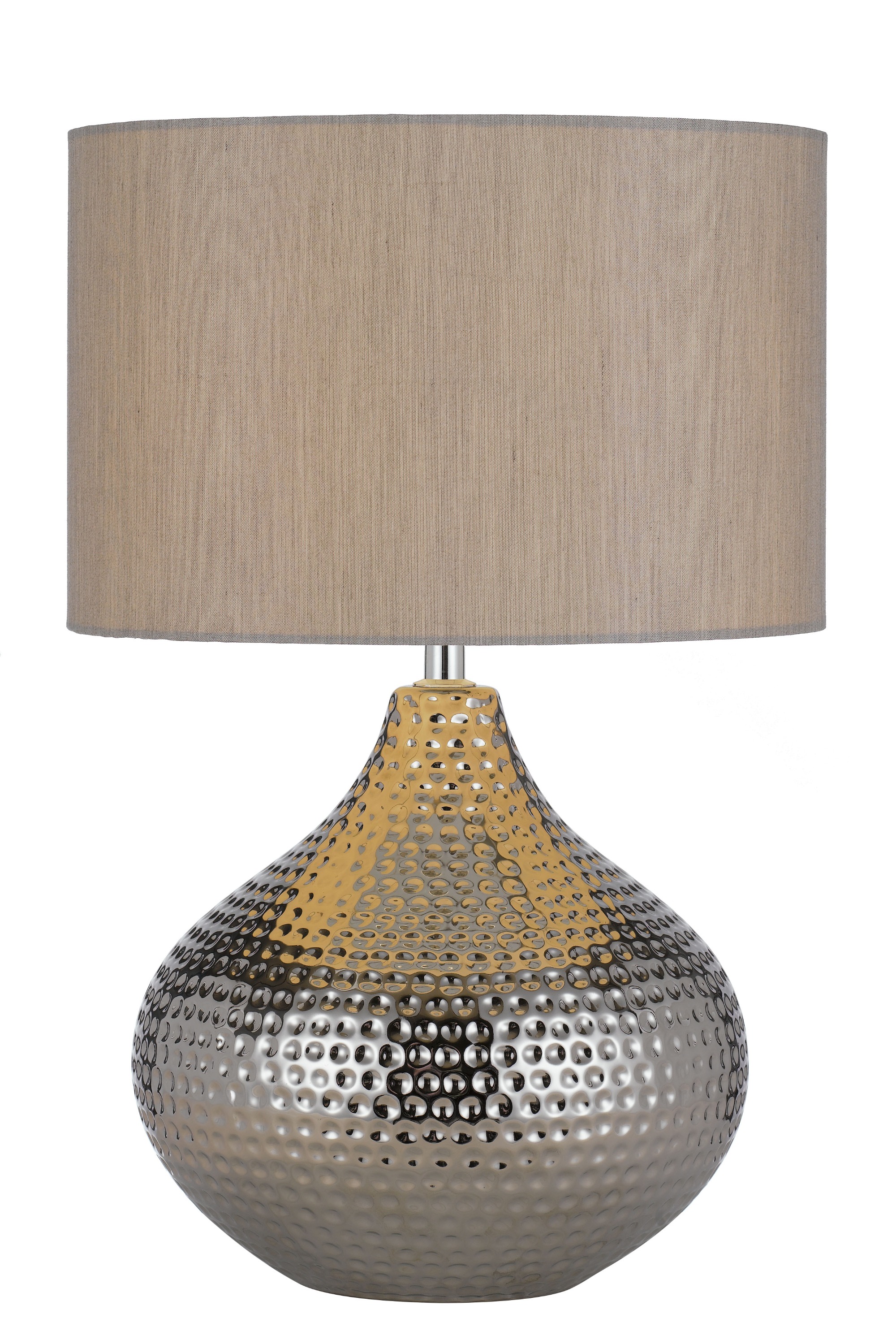 Table Lamp Vintage Fabric Lampshade Ceramics Desk Night Lights Bedside Study Indoor Lighting