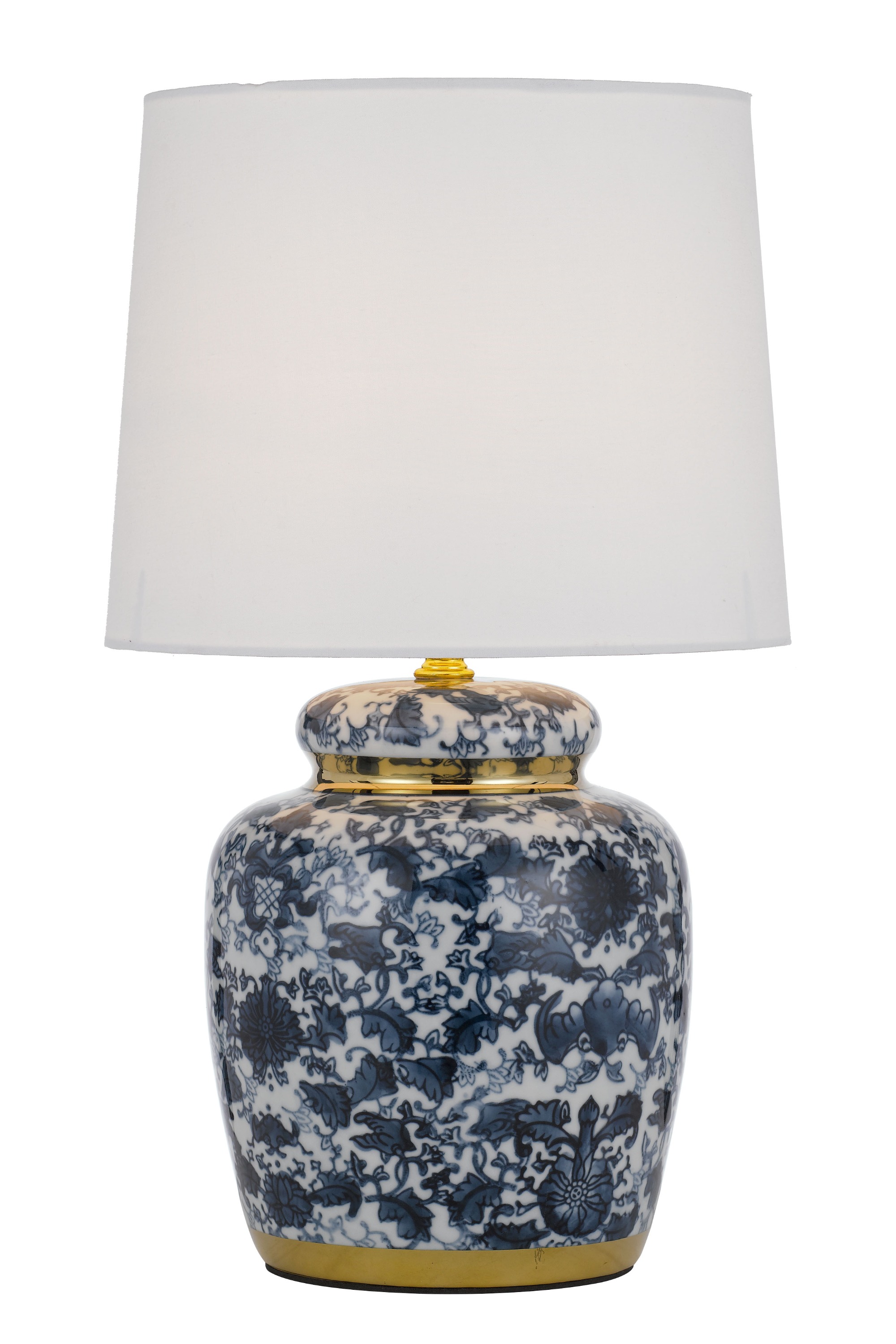 Nordic Hotel Bedside Light Luxury Restaurant Blue and White Porcelain Table Lamp LED Desk Lamp Modern Minimalist Luminous