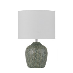 Hotel bedside ceramic table lamps white ceramic factory direct bedroom ceramic