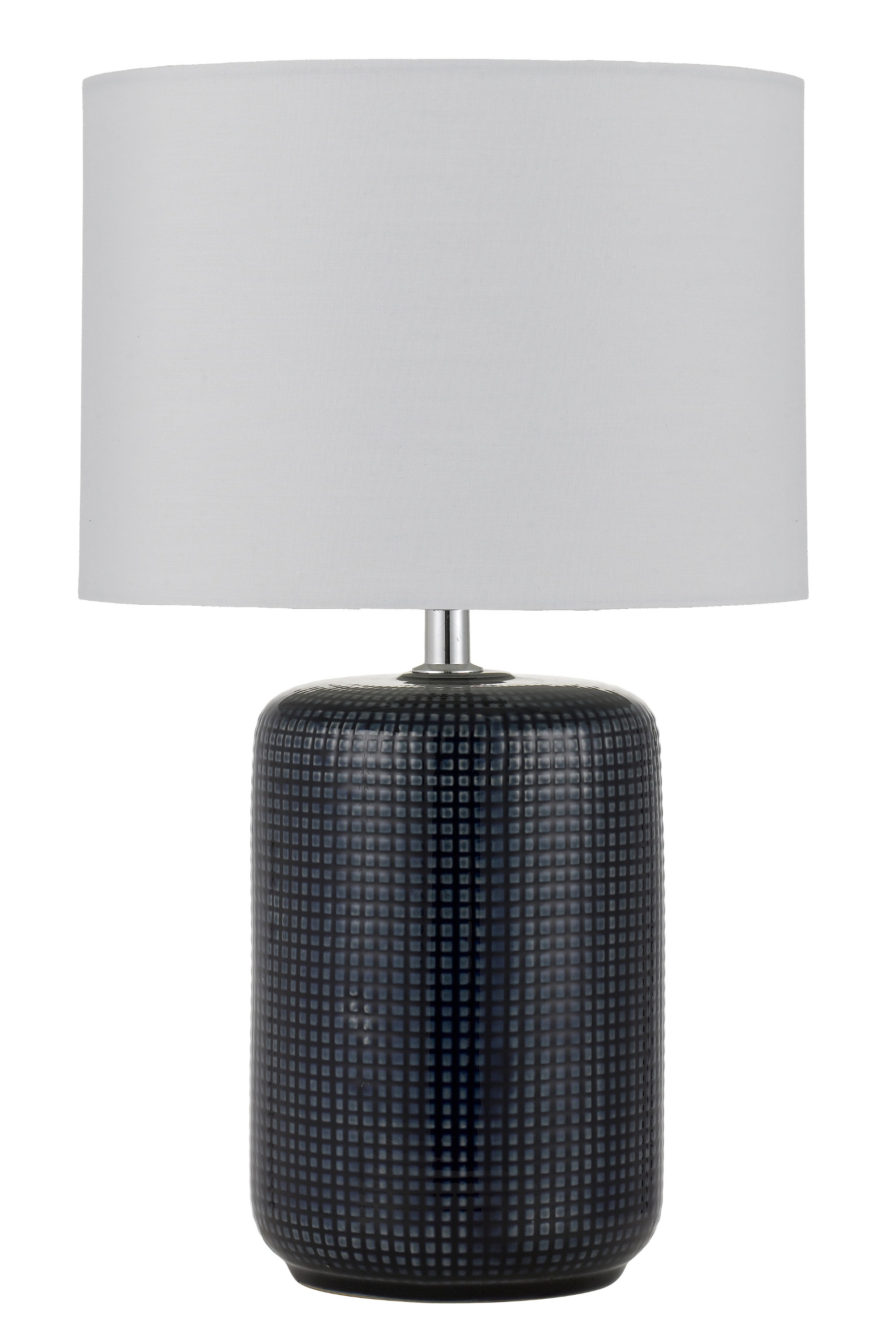 Chinese Ceramic Table Lamps for Home Decor Plaid Pattern Vase Reading Table Dimmable Brightness Desk Lamps
