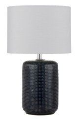 Chinese Ceramic Table Lamps for Home Decor Plaid Pattern Vase Reading Table Dimmable Brightness Desk Lamps