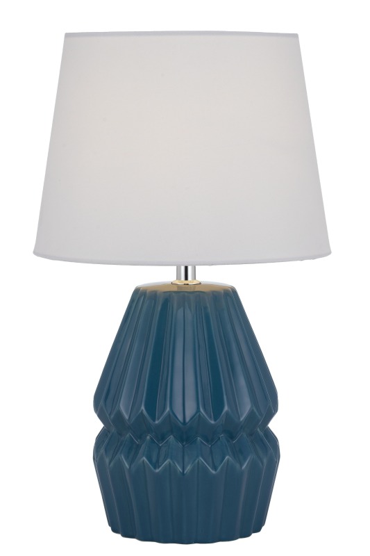 Metal Base In Ceramic Body In Nice Printing With Fabric Lampshade Study Table Lamp Bedside Table Lamp