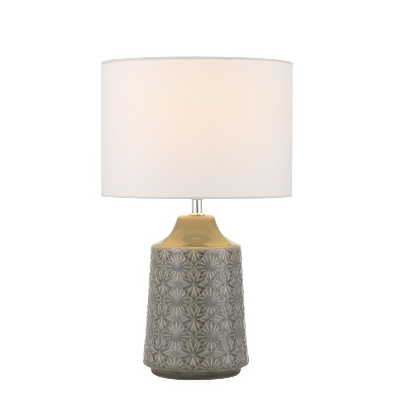 Porcelain Vase Traditional White Shade Office Home Decor Table Lamp Fashionable Chinese Lighting and Circuitry Design Modern