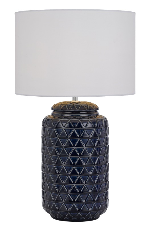 Decorative nordic modern luxurious unique bedroom bedsideceramic fabric table lamp