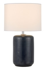 Chinese Ceramic Table Lamps for Home Decor Plaid Pattern Vase Reading Table Dimmable Brightness Desk Lamps
