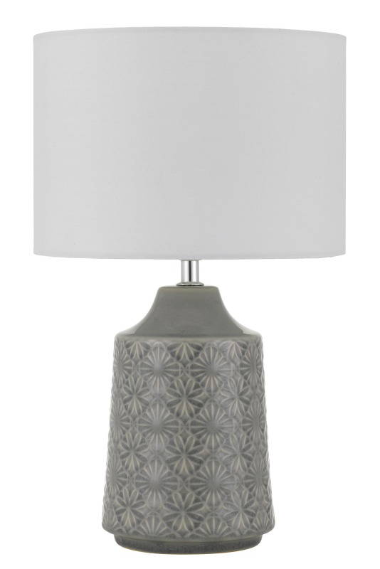 Porcelain Vase Traditional White Shade Office Home Decor Table Lamp Fashionable Chinese Lighting and Circuitry Design Modern