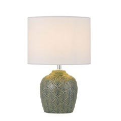 Hotel bedside ceramic table lamps white ceramic factory direct bedroom ceramic