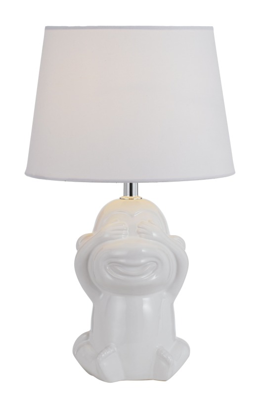 Decorative Desk Shelf Craft Ornament Home Furnishing Articles Christmas Gift Ceramic Monkey Table lamp