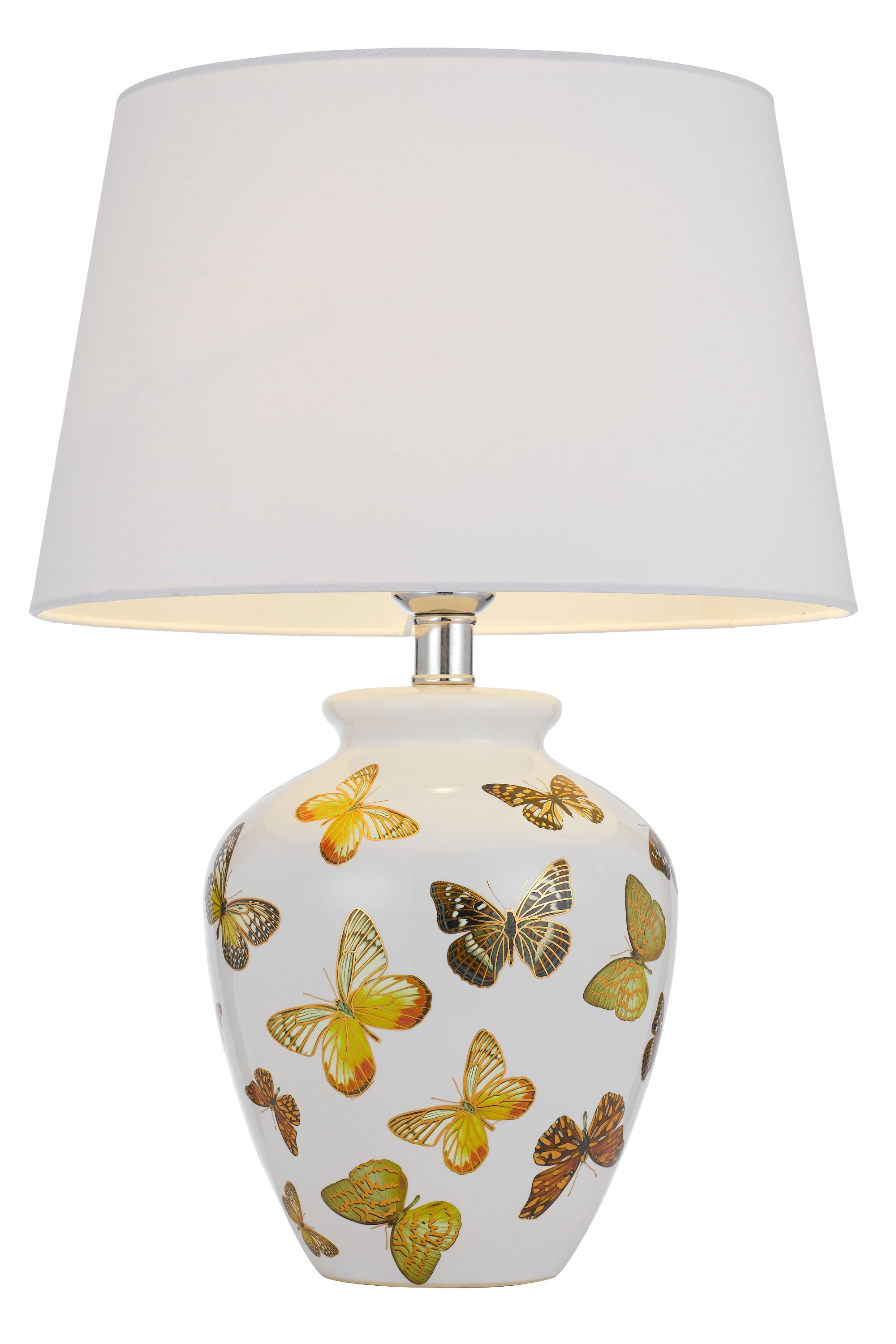 Ceramic Table Lamp for House Living Room Lighting Classic Decorative Hand Painted Chinese Lighting and Circuitry Design Modern