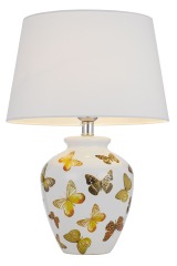 Ceramic Table Lamp for House Living Room Lighting Classic Decorative Hand Painted Chinese Lighting and Circuitry Design Modern