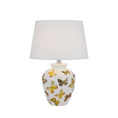 Ceramic Table Lamp for House Living Room Lighting Classic Decorative Hand Painted Chinese Lighting and Circuitry Design Modern