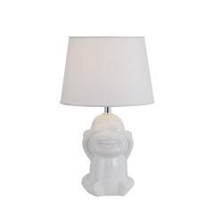 Decorative Desk Shelf Craft Ornament Home Furnishing Articles Christmas Gift Ceramic Monkey Table lamp