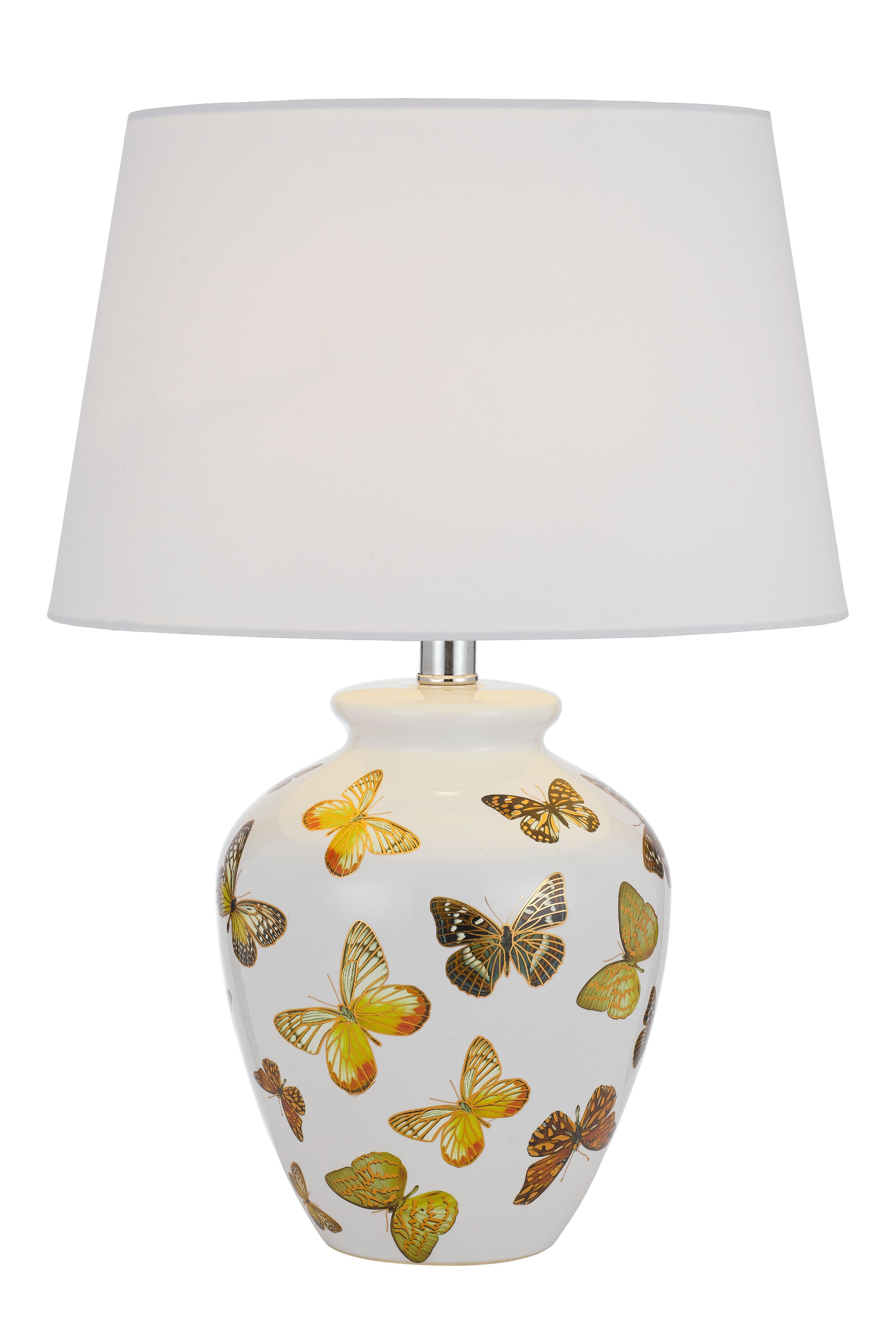 Ceramic Table Lamp for House Living Room Lighting Classic Decorative Hand Painted Chinese Lighting and Circuitry Design Modern