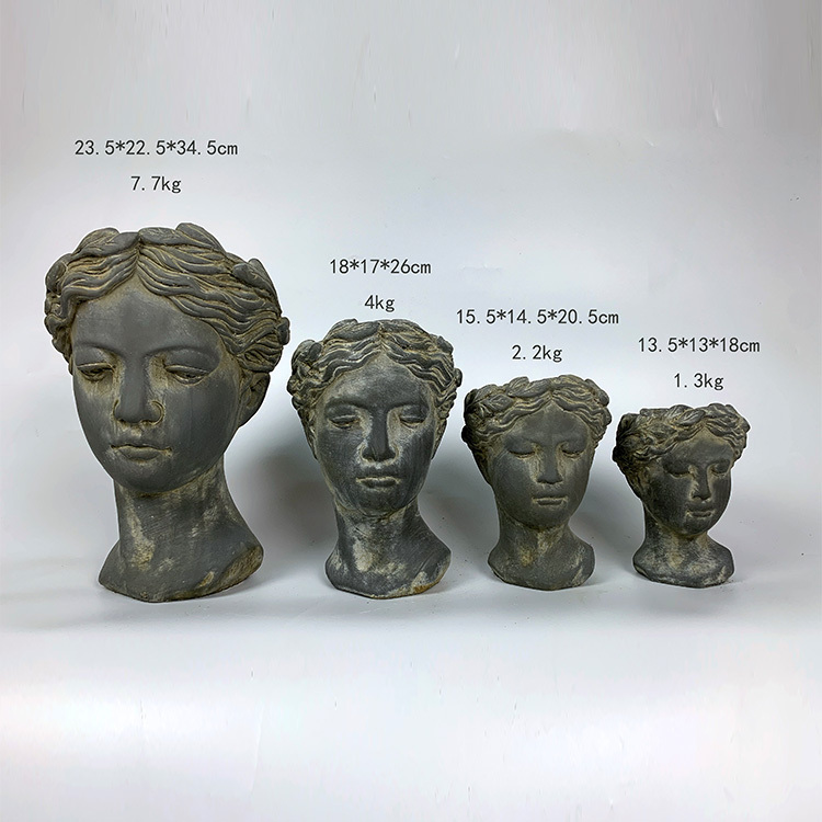 Nordic decoration living room study TV cabinet modern minimalist home decoration flower pot fiberglass flower pot