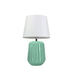 Colorful desk lamp ceramic simple modern warm wedding room ins bedroom bedside lamp