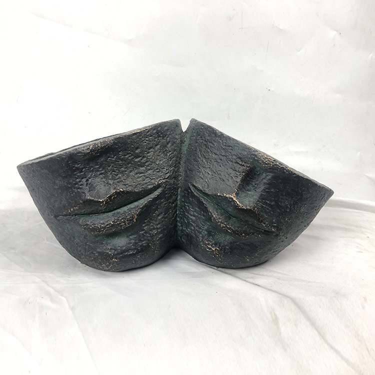 Face style flower pot planter succulents potted home decoration cement vase desktop gardening supplies home frp flower pot