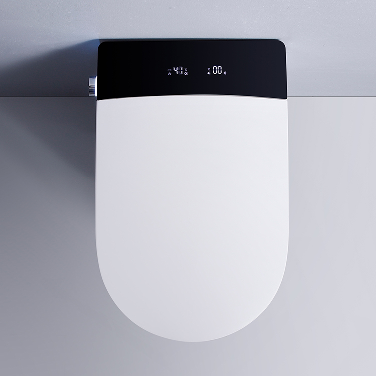 Ceramic Bathroom Modern Style Full-automatic Wall-mounted Smart Toilet Seat Cover Smart Toliets Two Piece Water Flush Fitting CE