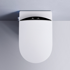 Modern ceramic two piece bathroom smart toilet manual and automatic multifunction