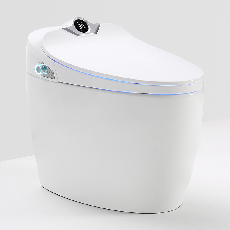 Ceramic One Piece Bathroom Smart Toilet Radar Make in China Modern Ceramic Toilet WC Smart Toliets Water Flush Fitting CE