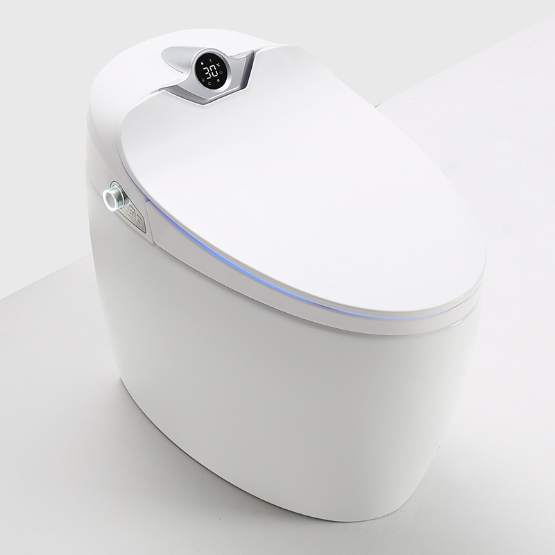 Ceramic One Piece Bathroom Smart Toilet Radar Make in China Modern Ceramic Toilet WC Smart Toliets Water Flush Fitting CE