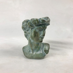 Simple home decoration surface flower pot wholesale home decoration glass fiber human head flower pot vase flower pot mold