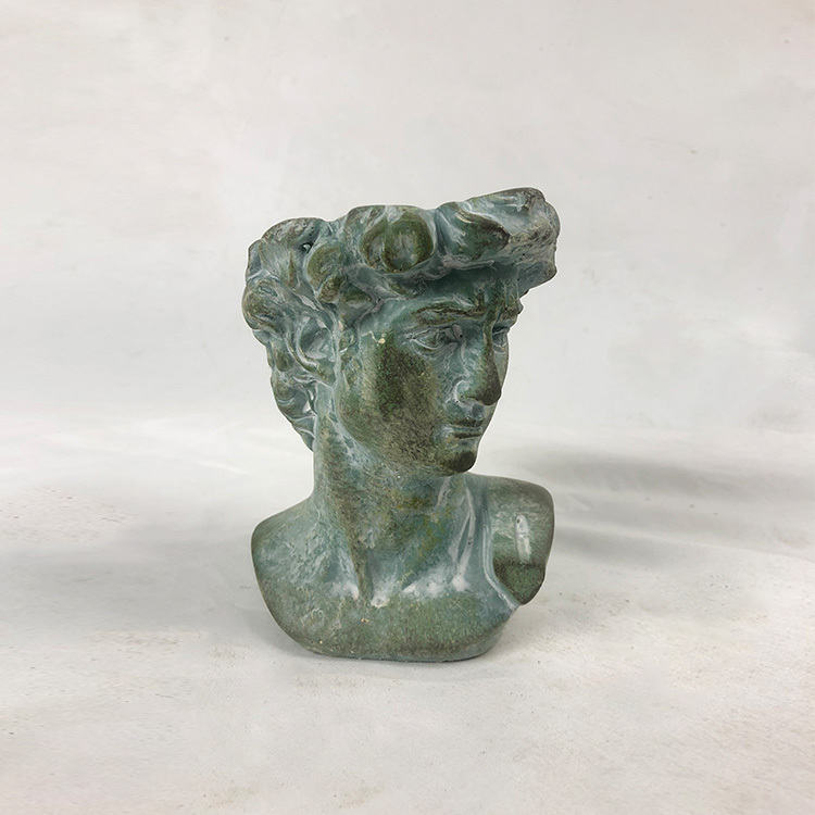 Simple home decoration surface flower pot wholesale home decoration glass fiber human head flower pot vase flower pot mold