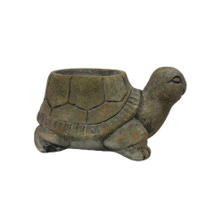 Home decoration garden cute little turtle cement succulent flower pot animal planting pot bonsai pot for sale flowerpot