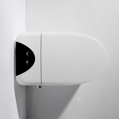 Ceramic bathroom smart toilet no water pressure limit automatic open cover