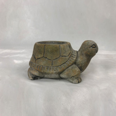 Home decoration garden cute little turtle cement succulent flower pot animal planting pot bonsai pot for sale flowerpot