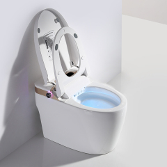 China high quality ceramic bathroom modern style smart toilet no water pressure limit automatic open cover