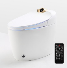 Ceramic One Piece Bathroom Smart Toilet Radar Make in China Modern Ceramic Toilet WC Smart Toliets Water Flush Fitting CE