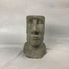 Home decor accessories decorative statue head flower pots statue flower pot indoor terrace lawn garden decoration