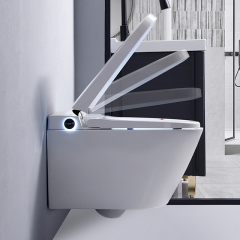Modern ceramic two piece bathroom wc smart toilet full-automatic function