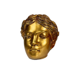 Greek magnesia flowerpot sculpture head nordic goddess European vase flowerpot