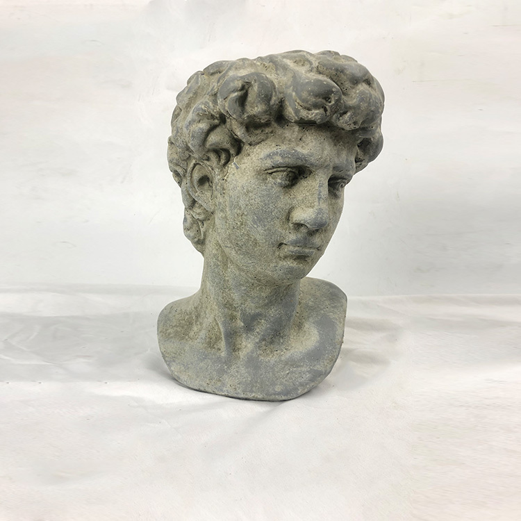 Design fashion human face fiberglass flower pot sculpture head flower pot garden decoration decorative flowers home decor