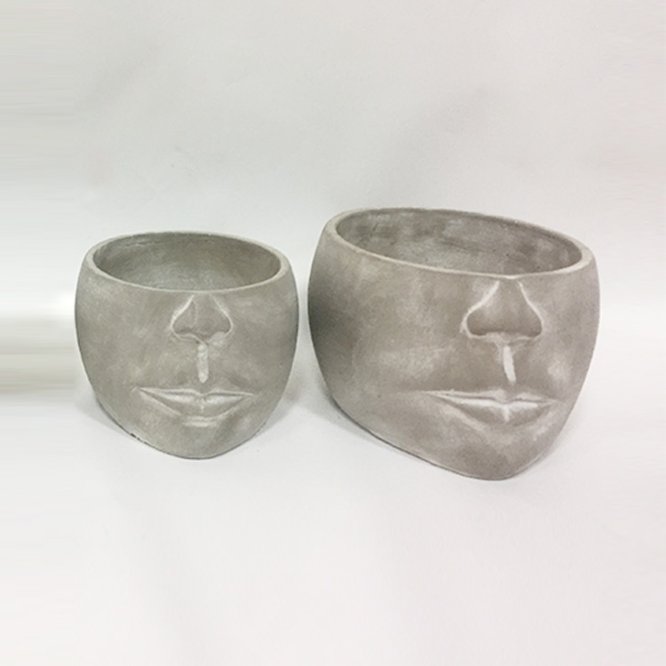 Simple head pot plant pot character home decor accessories garden decoration flower pots garden decoration