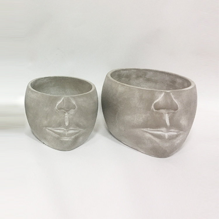 Simple head pot plant pot character home decor accessories garden decoration flower pots garden decoration