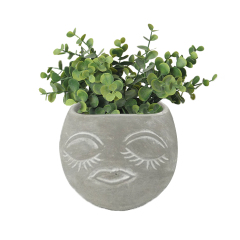 Human face-shaped flowerpot green plant flowerpot flowerpot nursery home garden decoration flower pots &amp; planters modern vase