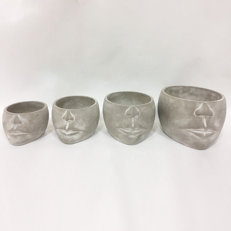 Simple head pot plant pot character home decor accessories garden decoration flower pots garden decoration