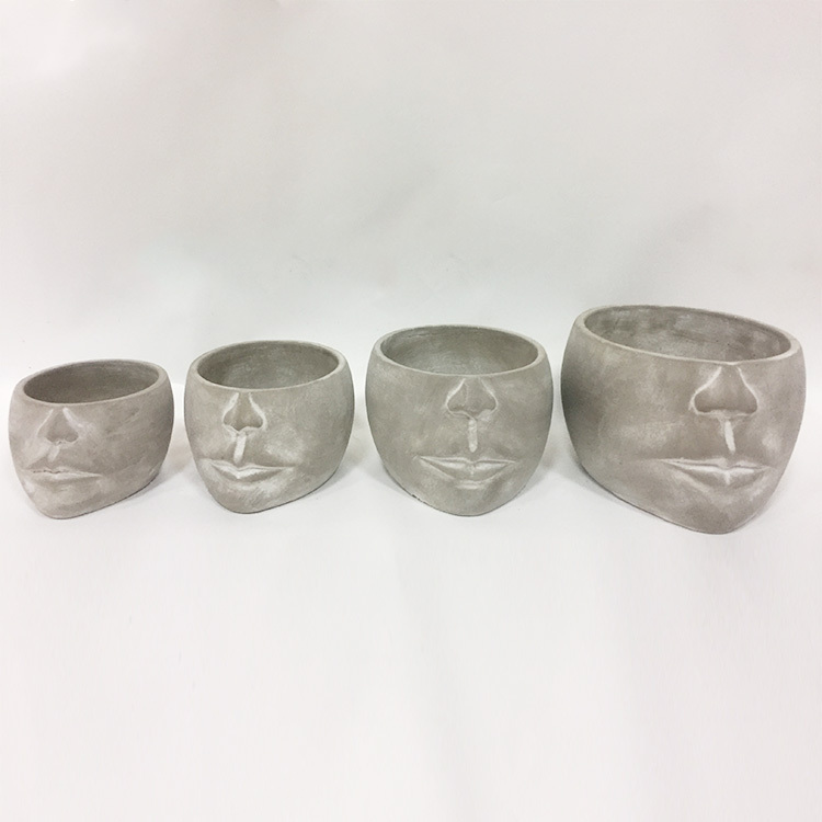 Simple head pot plant pot character home decor accessories garden decoration flower pots garden decoration