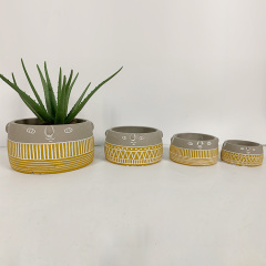 Best-selling modern minimalist office countertop flowerpot ornaments plant green plant flowerpot flower vase