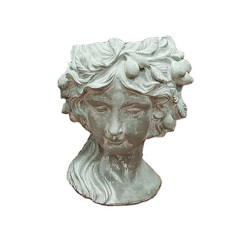 Bust sculpture goddess flower pot artificial head flower pot plant vase home garden decoration flower pot