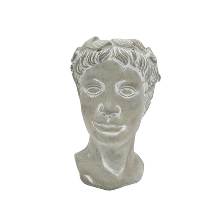 Statue model woman sculpture flower pot outdoor garden decoration decorative flowers