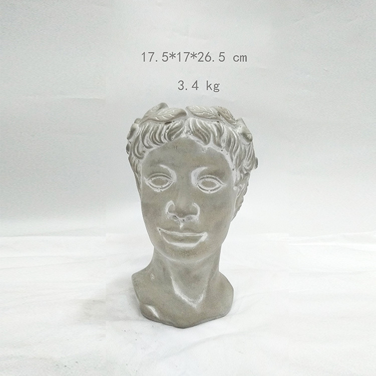 Statue model woman sculpture flower pot outdoor garden decoration decorative flowers