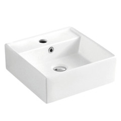 China High quality bathroom pedestal sink square shape hand wash basin