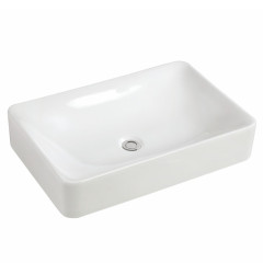 China Sanitary Ware Bathroom Ceramic Sink Standard Hand Wash Basin White Cheap Price