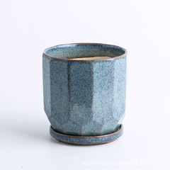 Home Decoration Ceramic Flower Pot Nordic Style Hotel Garden Courtyard Planting Decorative Flower Pot