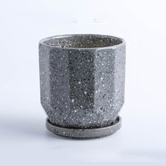 Nordic ceramic flowerpot modern simple succulent cylindrical flowerpot