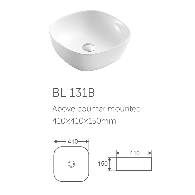 Hotel domestic washroom bathroom porcelain square bathroom stone basin