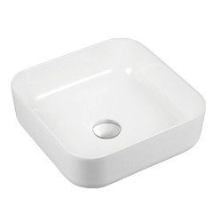 Bathroom Hotel Sink Art Basin Above Counter Mounting Single Bowl White Wash Basin